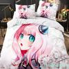 Anime SPY×FAMILY Anya Forger Comforter Bedding Sets Full Size Cartoon Duvet Cover Queen King Size Quilt Cover Pillowcase Set
