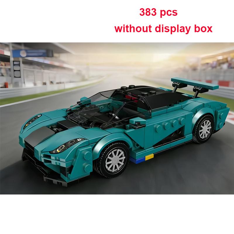 Technical Speed Car MOC City Racing Car Rally Building Blocks Bricks Set Retro Ornament Diy Toys For  Kid Adults Birthday Gifts