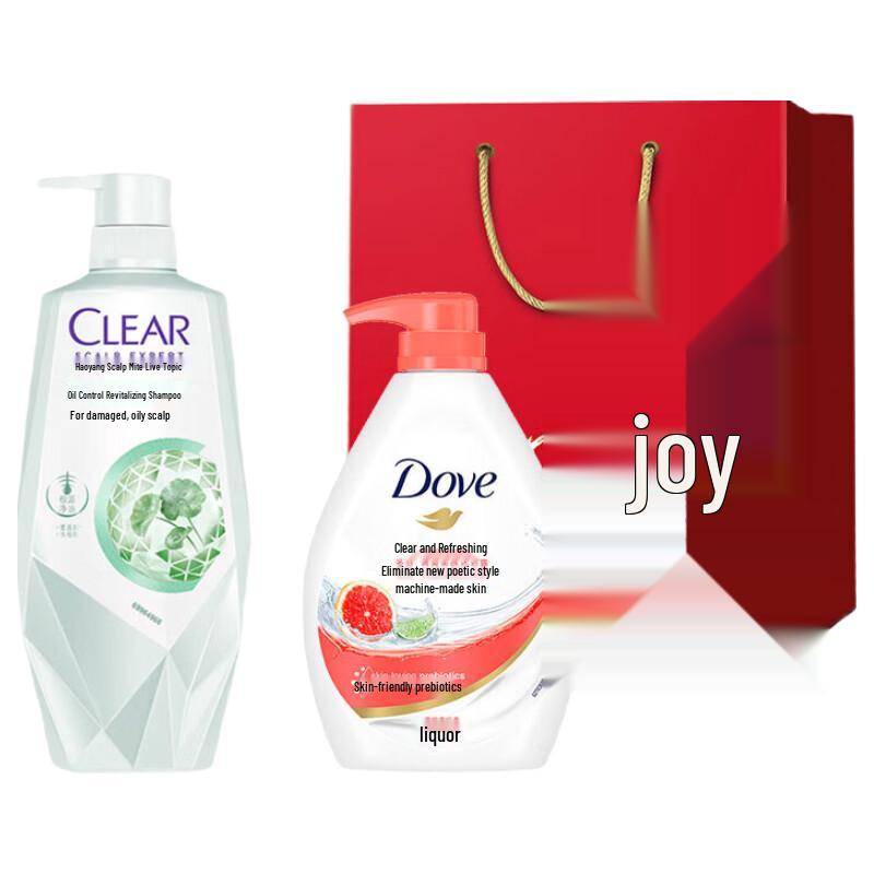 CLEAR Moisturizing Shampoo & Shower Gel Family Set
