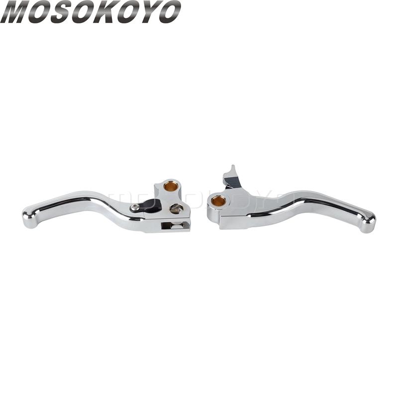 3-Finger Kurzer Bremskupplungshebel Schalthebel CNC-Aluminium Bremssteuerung für Harley Sportster 883 1200 XLH XL Custom Roadster