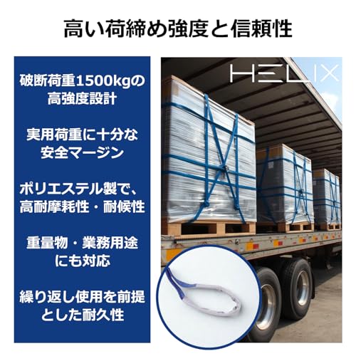 HELIX Spanngurte, Set mit 2 Stück, Ratschentyp, 35mm Breit, 1m Festseite, 5m Wickelseite, 1500kg Bruchlast, 1,5T, Sichert Ladung, Inklusive Japanisch In