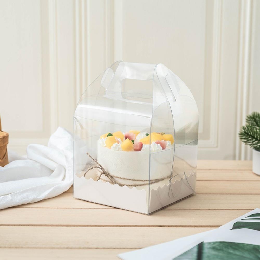 10pcs Clear Gift Boxes Transparent Gift Box, Plastic Jewelry Display Boxes Portable Treat Containers for Wedding Birthday Parties Shower Favors