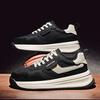 Fashion Spring Autumn Man Classic Casual Leather Sneakers Outdoor Winter Warm Non-slip Walking Shoes Men's New Arrival Gym Cowboys Shoes