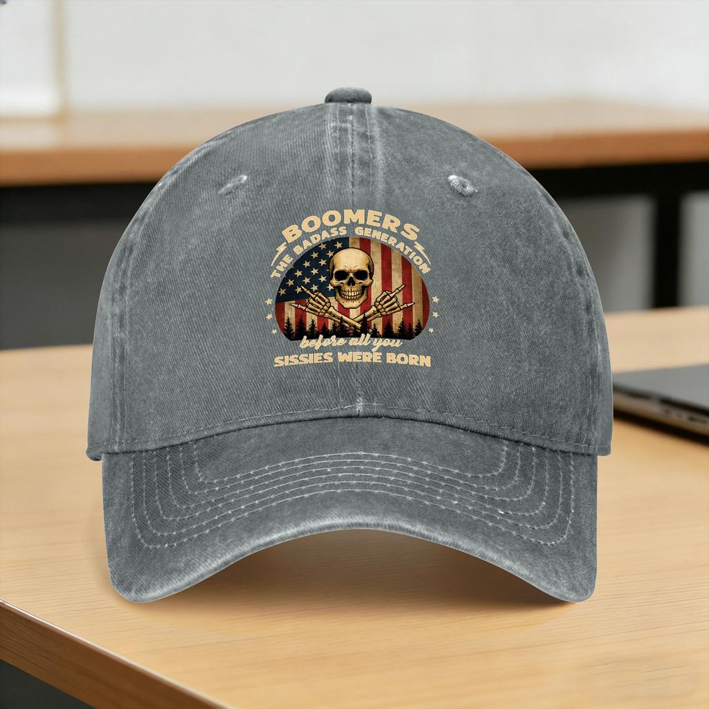 Boomers Generation Before All You Sissie were Born Sun Baseball Cap Unisex-Teens Custom Logo Trucker Hat Summer Snapback Cap