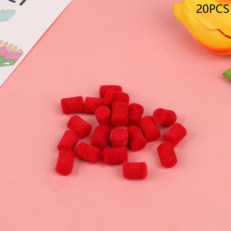 20Pcs Saxophone Bumper Felts Sax Saxophone Key Guard Felt Bumper Alto Tenor Soprano Saxophone Parts Repair Accessories красный