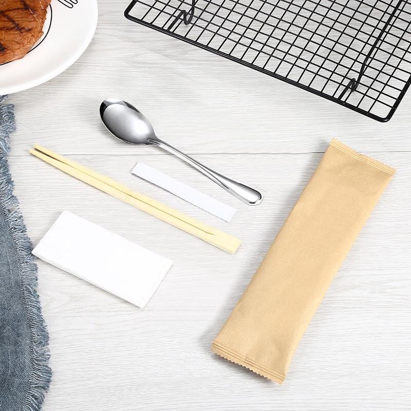 Minna Disposable Chinese 4-Piece Cutlery Set