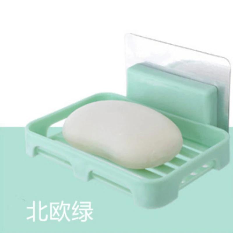 Suport pentru săpun, fără găurire, montat pe perete, cu două straturi, suport pentru săpun, farfurie pentru săpun, accesorii pentru baie, săpunuri, autoadezive