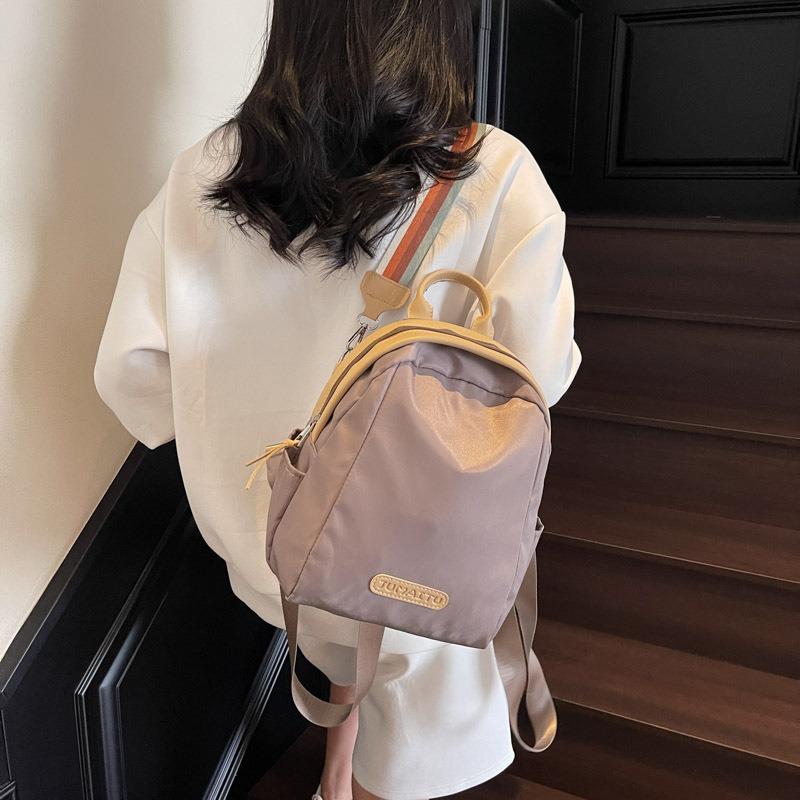 New Trendy Backpack Women's Simple Commuter Bag Fashion Versatile Backpack Multi-functional Messenger Bag