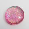 Ammolite Round Cut 61.45 ct Multi-Color Lab-Created Loose Gemstone for Jewelry Making and Crafts