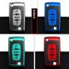 1pcs Car Remote Key Case Cover for Peugeot 107 207 307 307S 308 407 607 Citroen C2 C3 C4 C5 C6 C8 TPU Leather 2/3 Buttons
