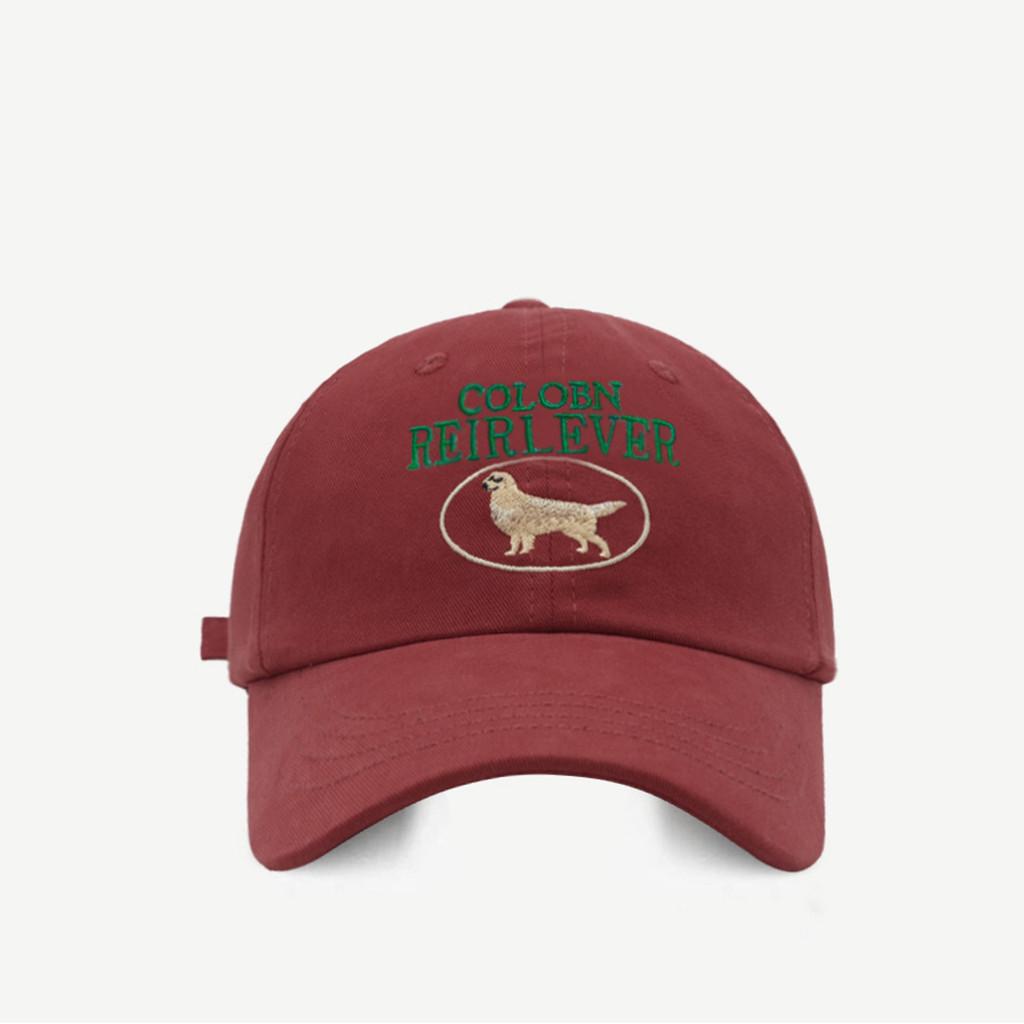 Eyecatching Baseball Adjustable Cap In Multiple Color Cute Dog Design Embroidery