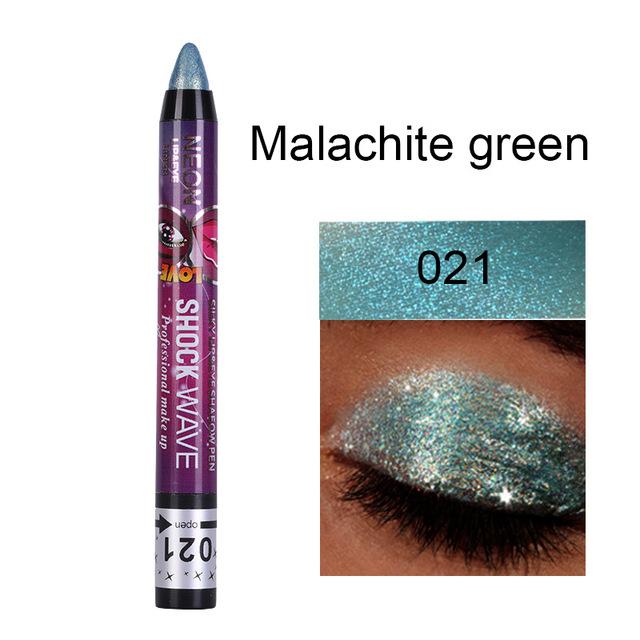 36 Colors Long -Lasting Eyeshadow Pencil Waterproof Pigment Blue Brown Black Eyeliner Pen Women Fashion Color Eye Makeup Cosmetic