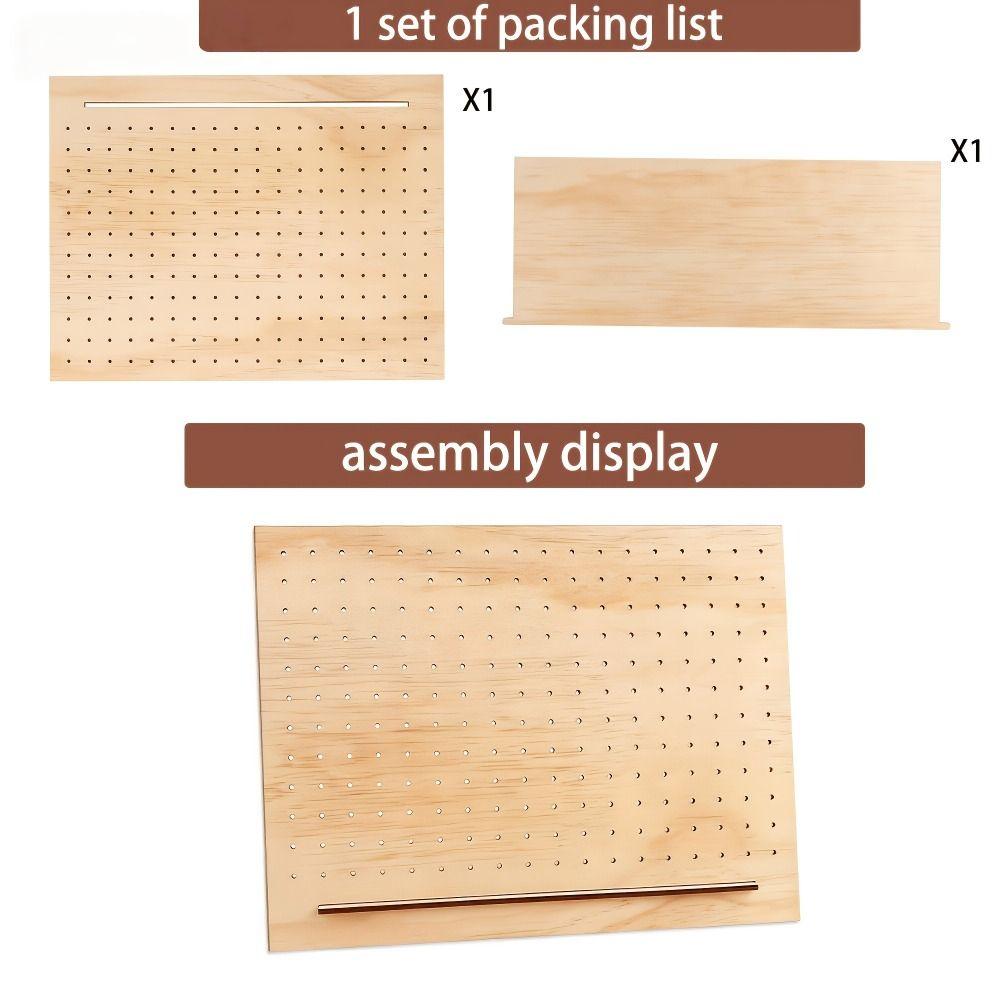 Porous Jewelry Storage Rack With Base Jewelry Display Board Simple Earring Stand Shop Display