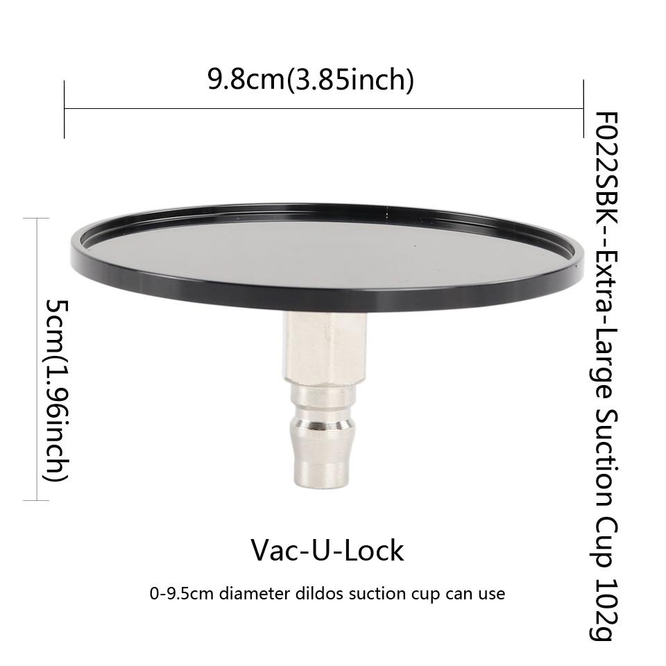 DTSUDU Vac-U-Lock Sex Machine Metal Accessories for Automatic Quick Plug Masturbation Machine Women and Man Sex Toy Adapter