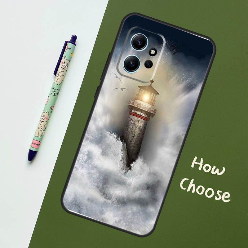 Lighthouse Case For Xiaomi Redmi Note 14 10 11 12 13 15 Pro Plus Cover For Redmi 15 15C 14C 12C 10C 13C