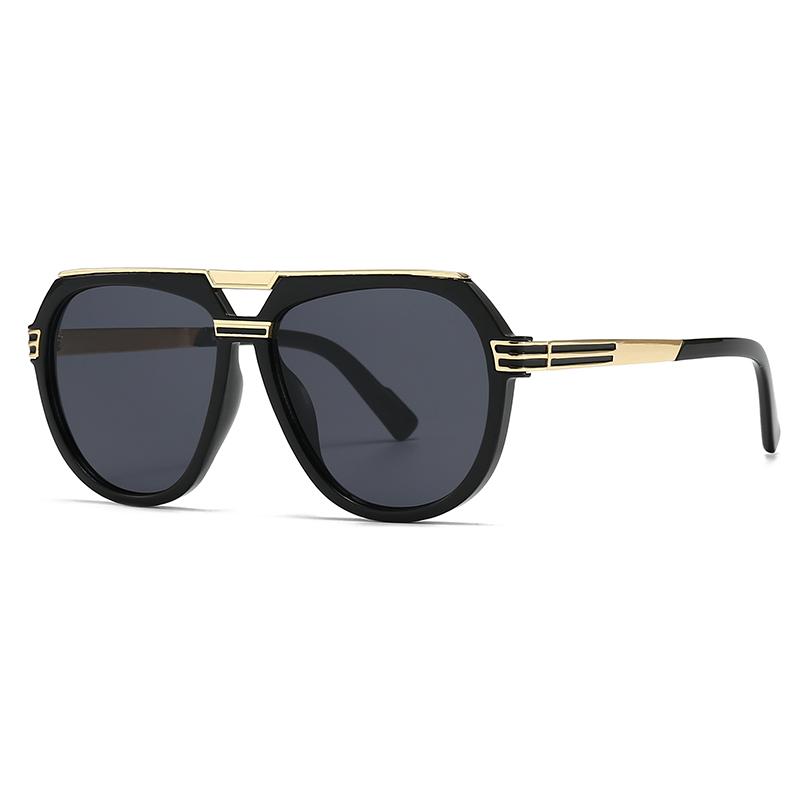 Cross-Border Export New Modern Coverage Large Frame Men's Sunglasses Ins Style Street Style Big-Name Sunglasses Lh