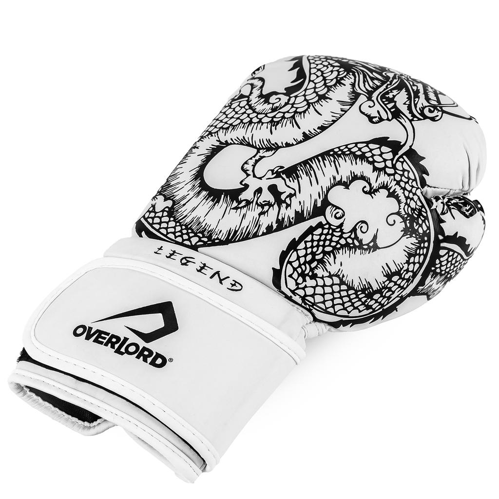 Overlord rękawice bokserskie legend białe 14 oz.