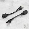 5 Pairs Power Over Ethernet POE Splitter Adapter Injector DC12V for IP CameraBlack