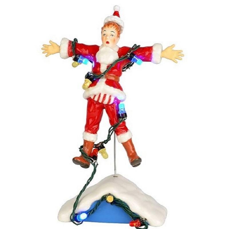 Christmas Luminous Resin House Santa Claus Car House Rural Holiday Garage Decoration Desktop Decoration Statue Christmas Gift
