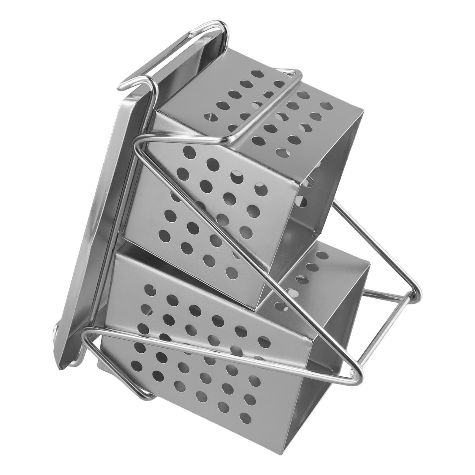 

Housewarming Chopstick Draining Basket Chopstick Holder Draining Holes Multi-grid Design Separate Compartments