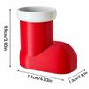 3D Printed Christmas Pen Holder Bright Red Festive Table Decoration Santa Boot Box  Home Entryways