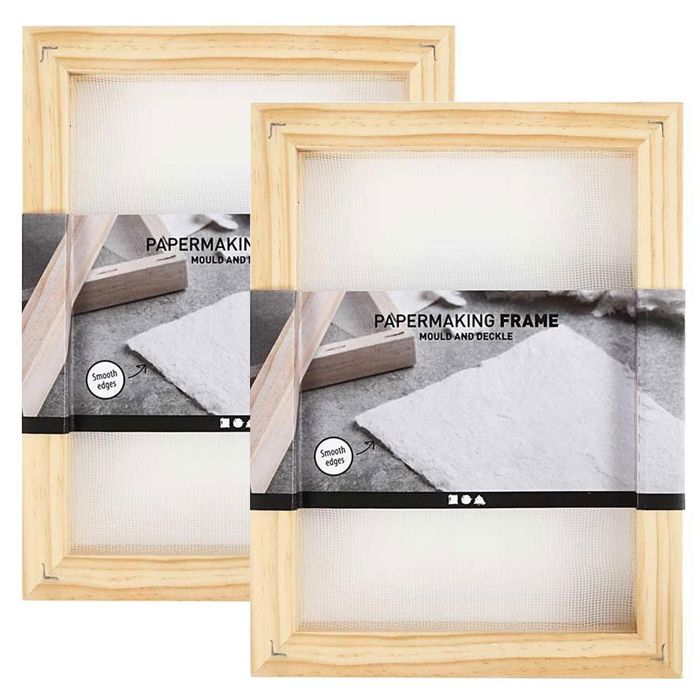 2 Frame Molds for Making A5 Paper - 23 X 17 X 2 Cm