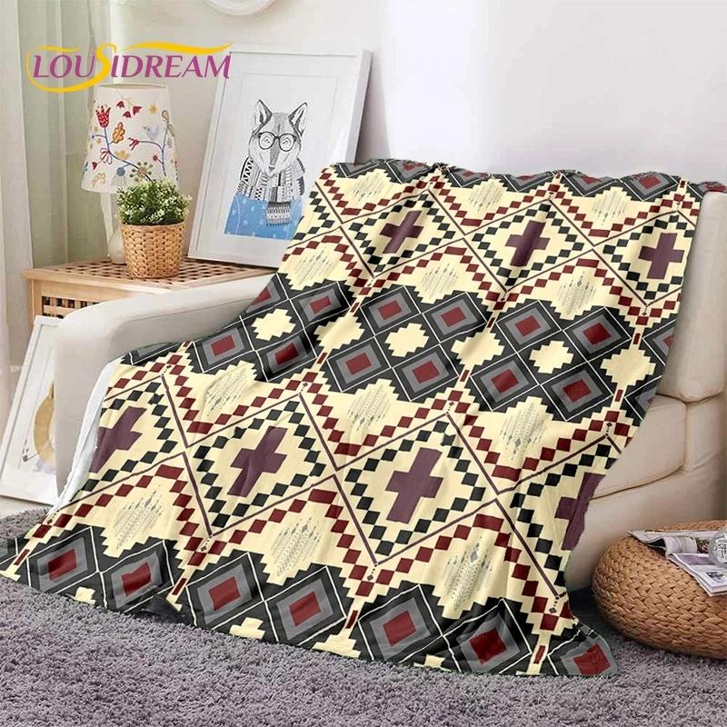 3D Lastest Nordic Turkish Bohemia Celt Soft Flannel Blankets,Throw Blanket Comfortable Blanket for Picnic Beds Sofa Home Bedroom