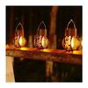 Solar Flame Light Garden Lights Outdoor Waterproof Solar Hanging Lantern Hollow Flickering Flame Lawn Lamp for Garden Patio