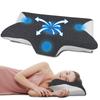 Binoa Memory Foam Pillow for Neck Pain Relief Concave Hollow Adjustable Construction for or Stomach Relieves Neck and Shoulder Provides Brain