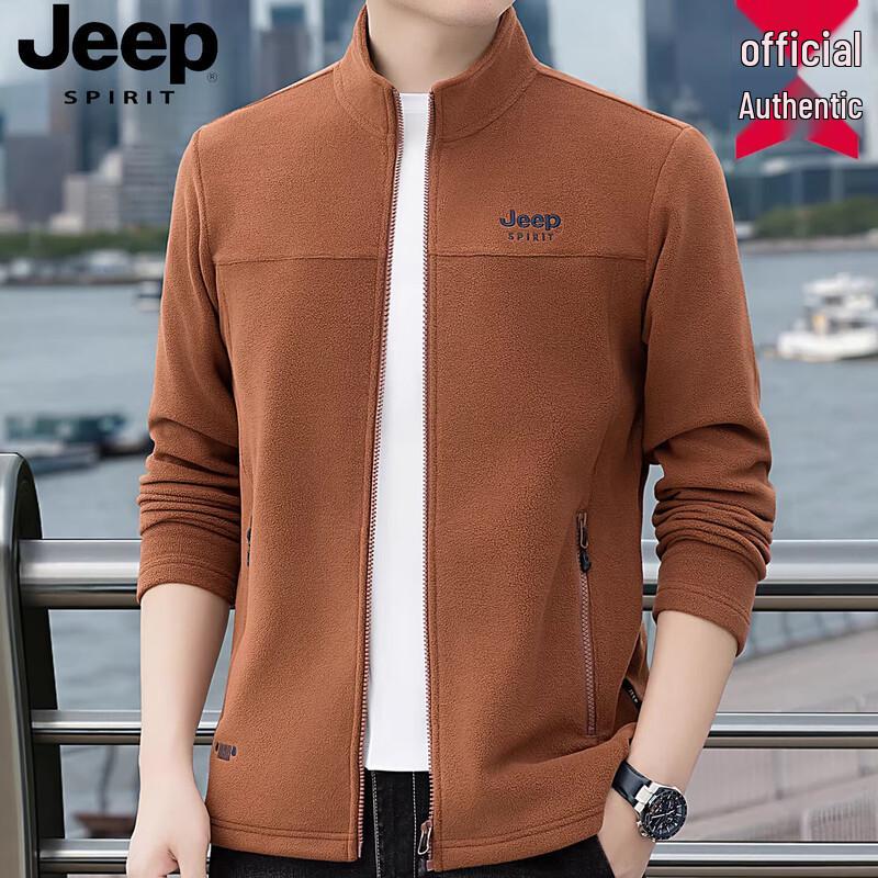 JEEP SPIRIT Men s Fleece Cardigan Jacket 3XL