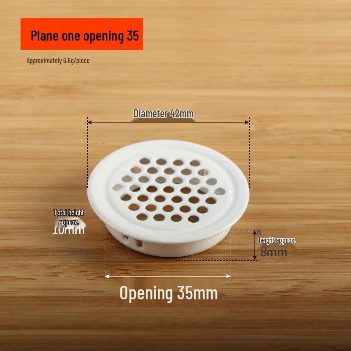 Stainless Steel Round Mesh Vent Cover for Cabinet or Wardrobe