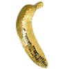 Shining Banana Shape Figurine Fruit Statue Reflective Discos Ornament for Dance Parties and Special Event Decoration