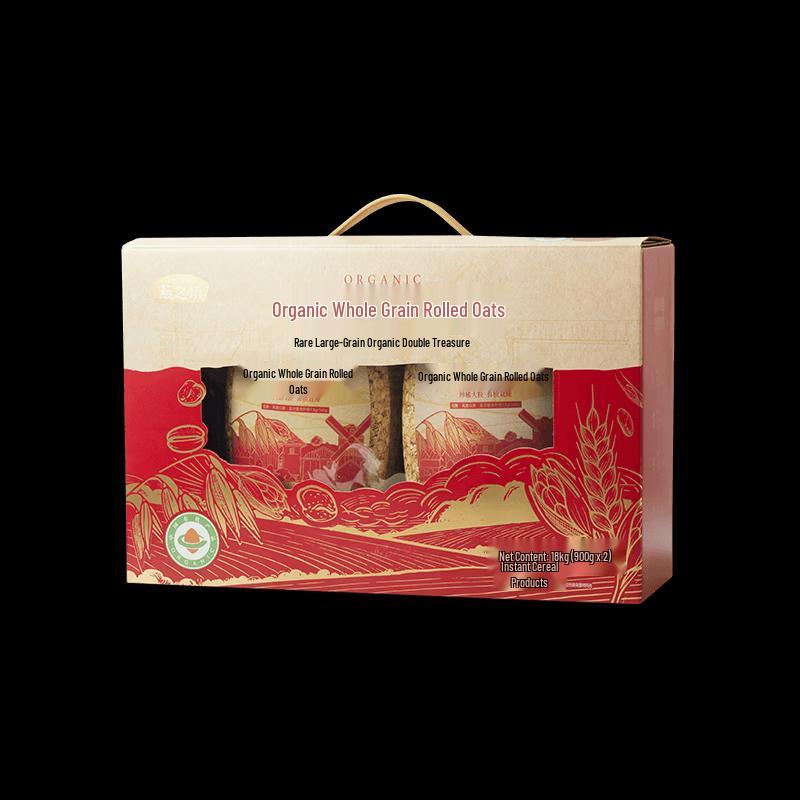 Yan Zhi Fang Organic Whole Grain Oat Flakes Gift Box