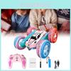 Remote Control Stunt Car Light Wheel Swing Arm Double Sided Tumbling Toy Child