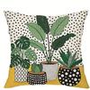Charming Indoor Plant Pillow CoversLiving Room Sofa Cushion Cover, Soft and Comfortable, Bedroom Room Decoration