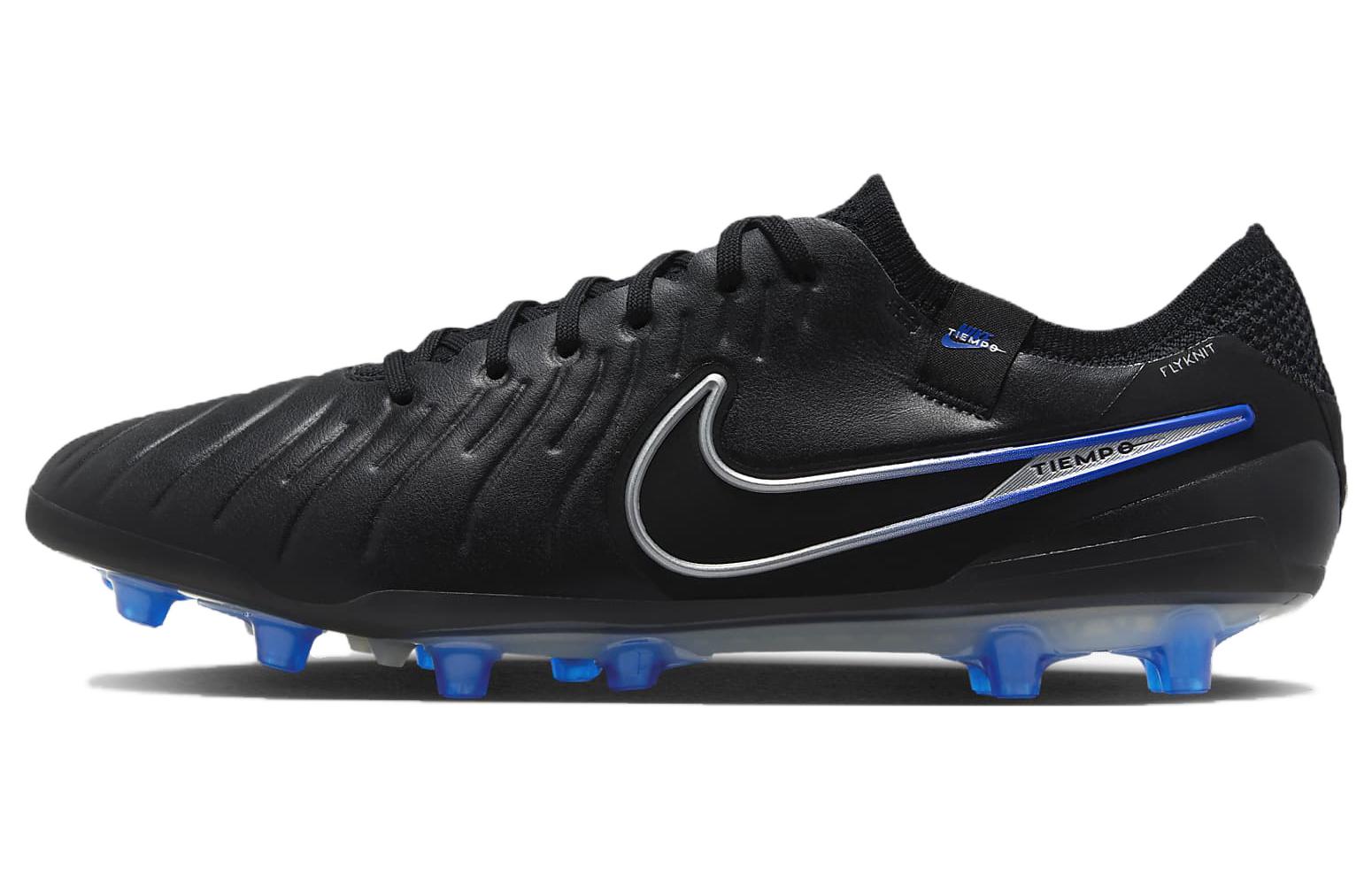 Nike Tiempo Legend 10 Elite Artificial Grass Soccer Cleats Black DV4330-040 40.5