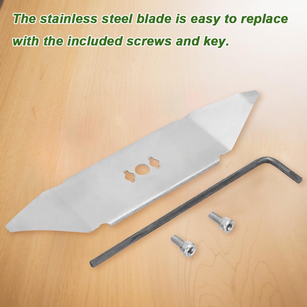 Stainless Steel Garden Lawn Mower Accessories with Hex Wrench Lawn Mower Blade for Robomow RX Lawn Mower