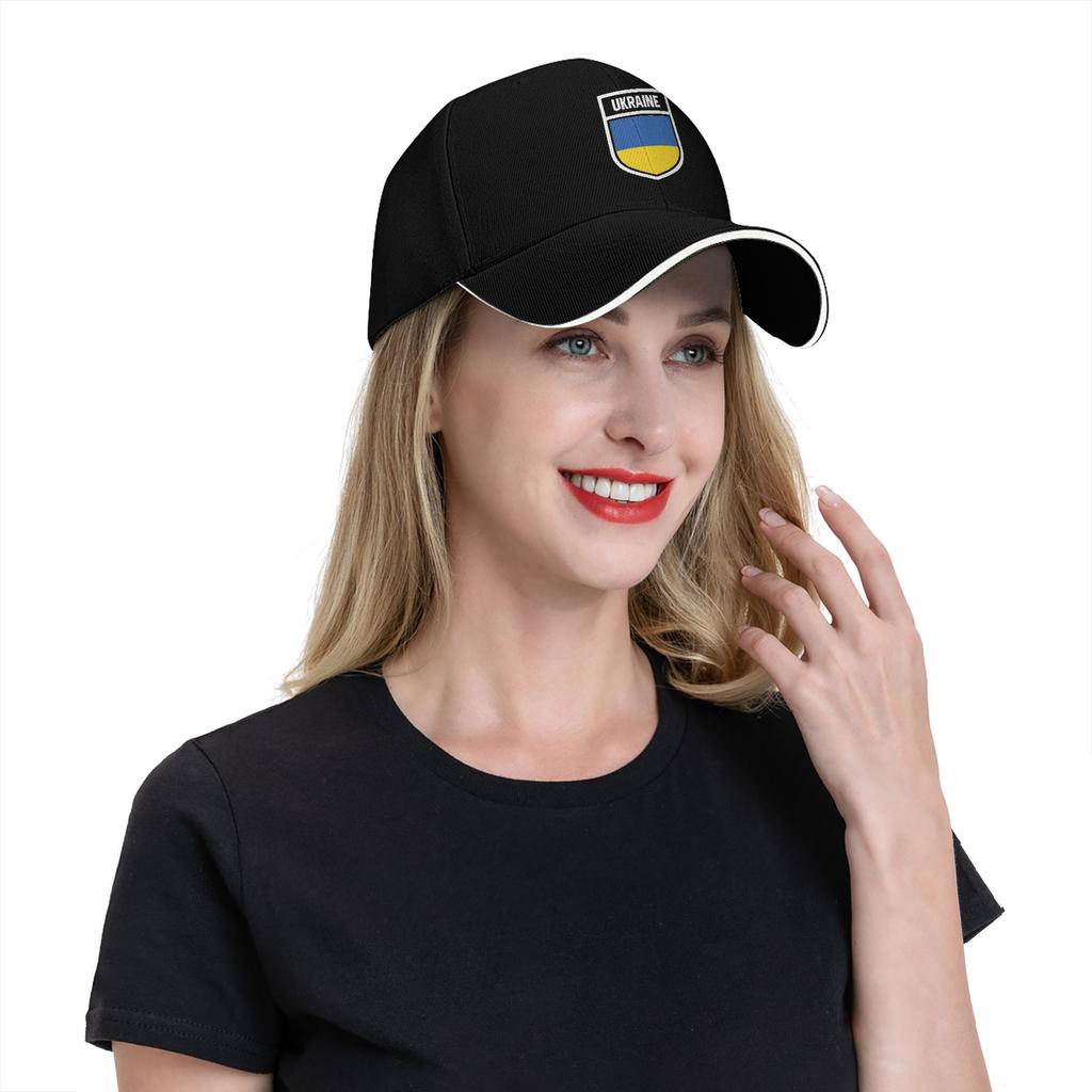 Ukraine National Flag In Coat Of Arms Ukrainian Adjustable Hat Golf Baseball Caps Unisex   Baseball Cap Casual Outdoor Hats
