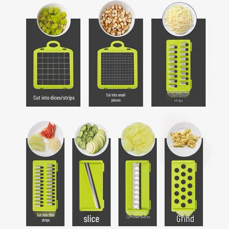 Meizhiko Multi-functional Vegetable Chopper & Slicer
