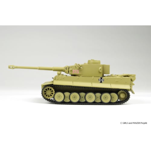 PLATZ Girls & Panzer 1/64 RC Battle Tank Series Tiger I Kuromorimine Girls' Academy Electric Radio Control GPRC-2