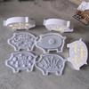 3D Piggy LED Night Light Silicone Mold Set DIY Happy New Year 2026 Desktop Decor Gypsum Plaster Casting Mould for Home
