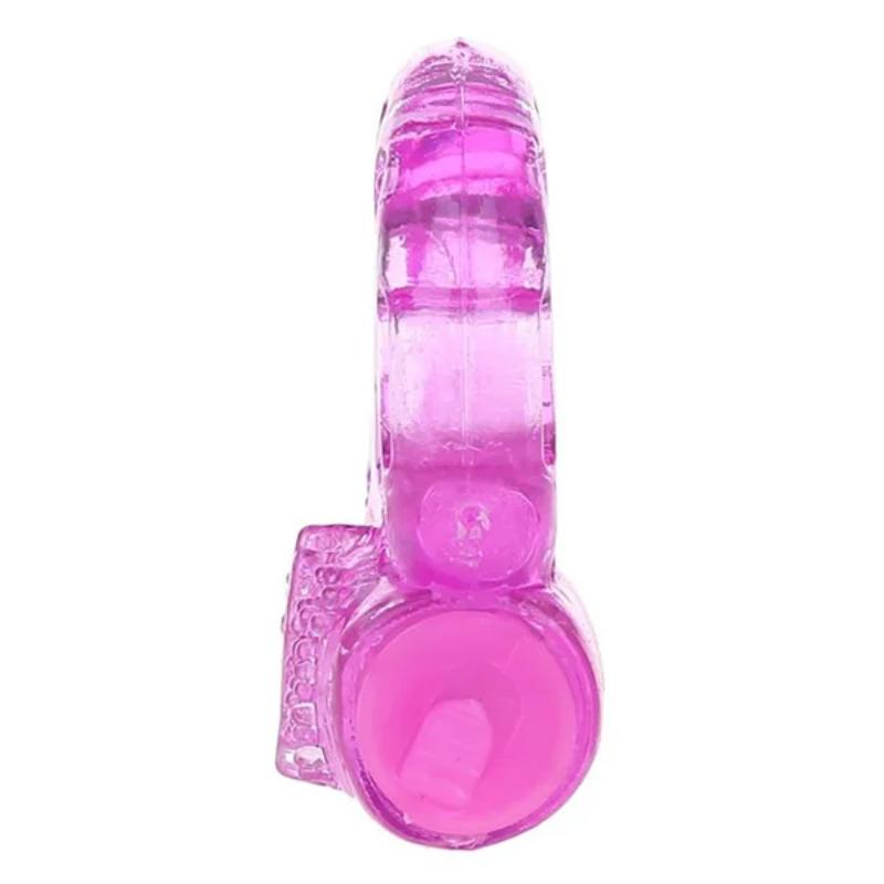 Vibrating Cock Ring with Clitoral G Spot Stimulation Chastity Cage Penis Ring Male Vibrator Sex Toys for Men Couple