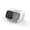 Music Bluetooth Speaker Snooze Digital FM Radio Table Alarm 1A+2A Clock USB Charger TF Player for iPhone Android