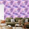 Watercolor Galaxy Wallpaper In Purple, Lavender and Powder Pink 50x1000