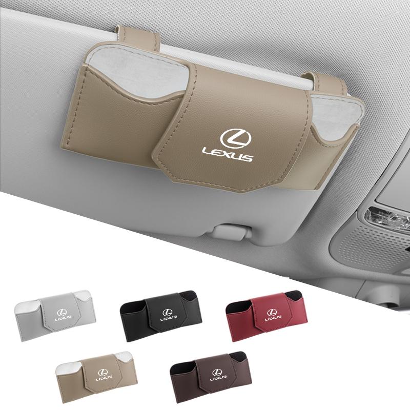 Car Visor Glasses Holder Box Sunglasses Storage Bag Case Accessories For Lexus IS250 IS200 CT200h GS300 LS430 RX450h LX570 IS300