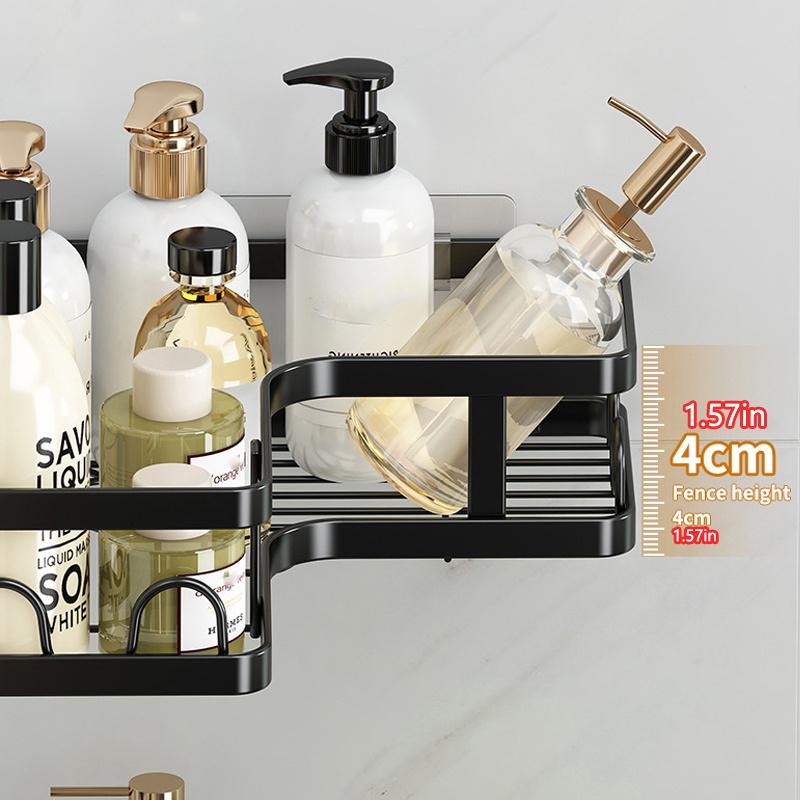 5/3 Racks 1pc Kitchen&Bathroom Organizer Storage Drain Rack, No punching required,large capacity Space-Efficient home Corner Rack.