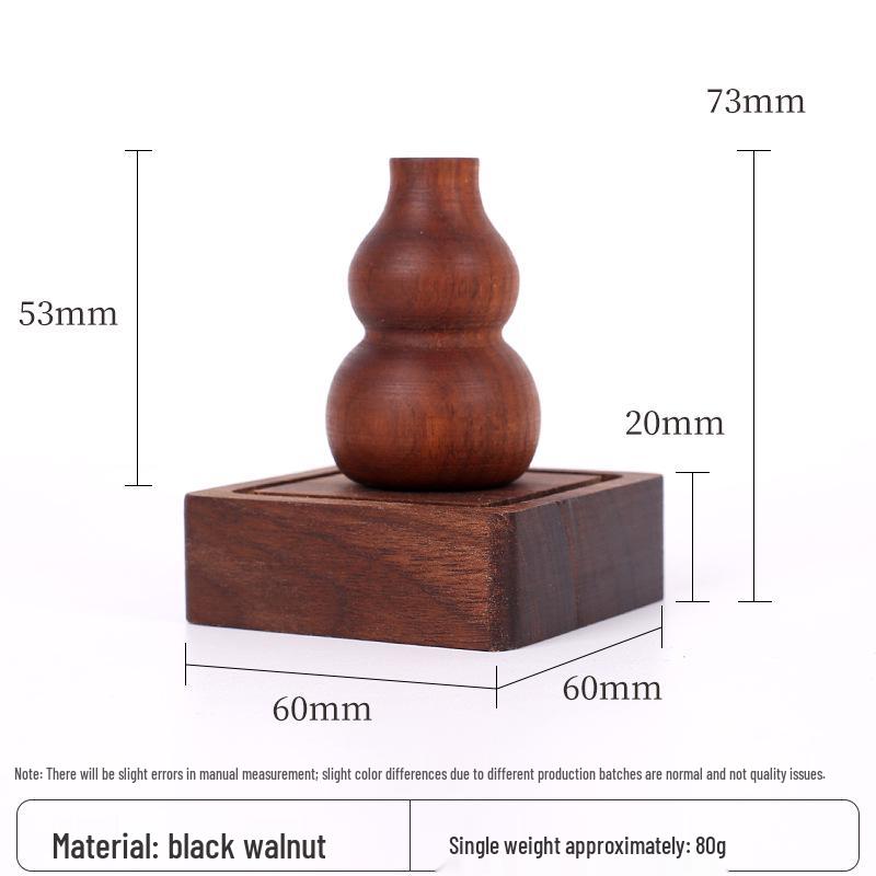 Wooden Walnut Aroma Diffuser: Essential Oil Vase for Home & Bedroom