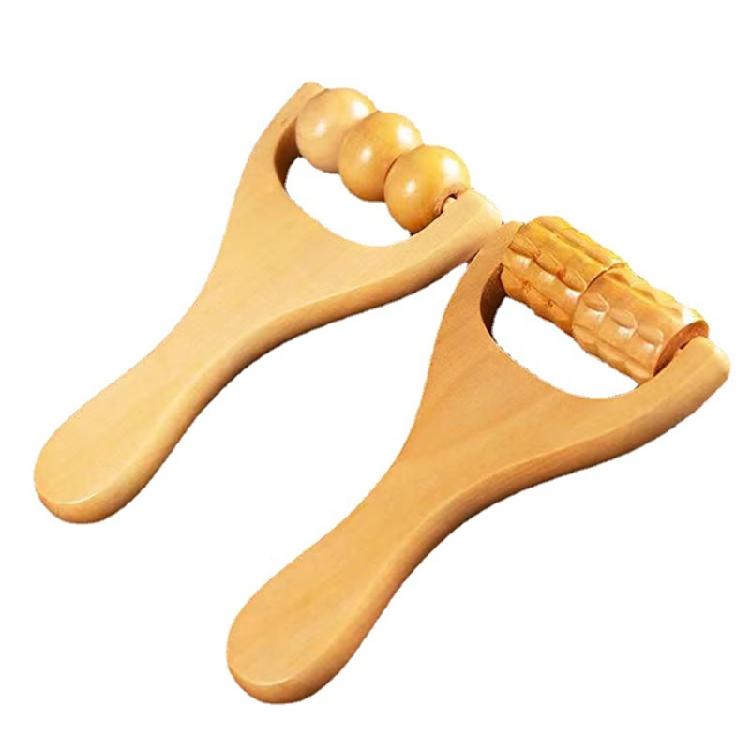 Soothing Wood Body Roller Gentle Massage Tool for Women and Men Massage Roller Deep Tissue Roller