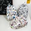 Schoolbag Women's Fun Graffiti Backpack American Lightweight Junior High School Student School Bag Niche Design Versatile Trend Backpack