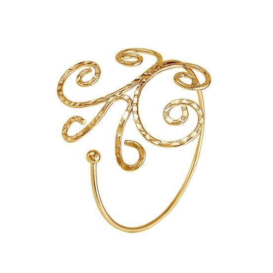 

Браслет-цепочка, легкий яркий цвет, глянцевый ажурный геометрический узор, браслет-манжета, браслет для тела, ювелирное изделие, подарок золотистый